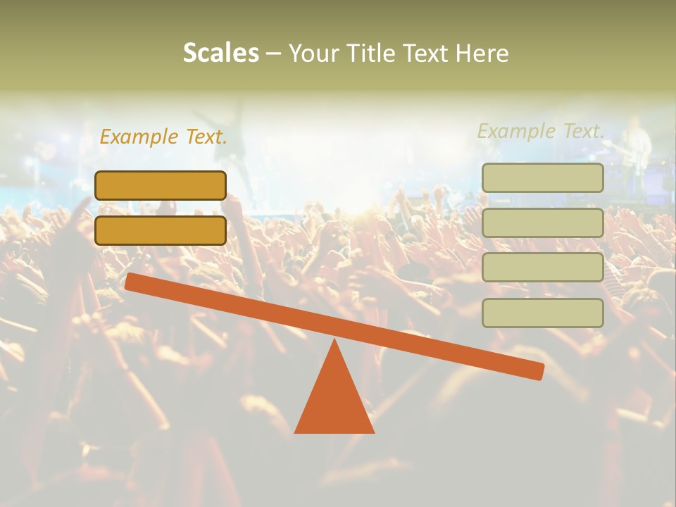 Loud Cheer Background PowerPoint Template