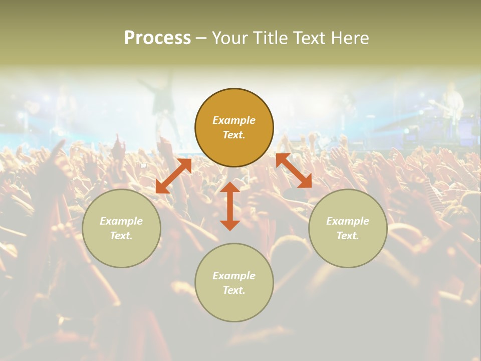 Loud Cheer Background PowerPoint Template
