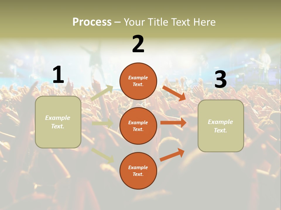 Loud Cheer Background PowerPoint Template