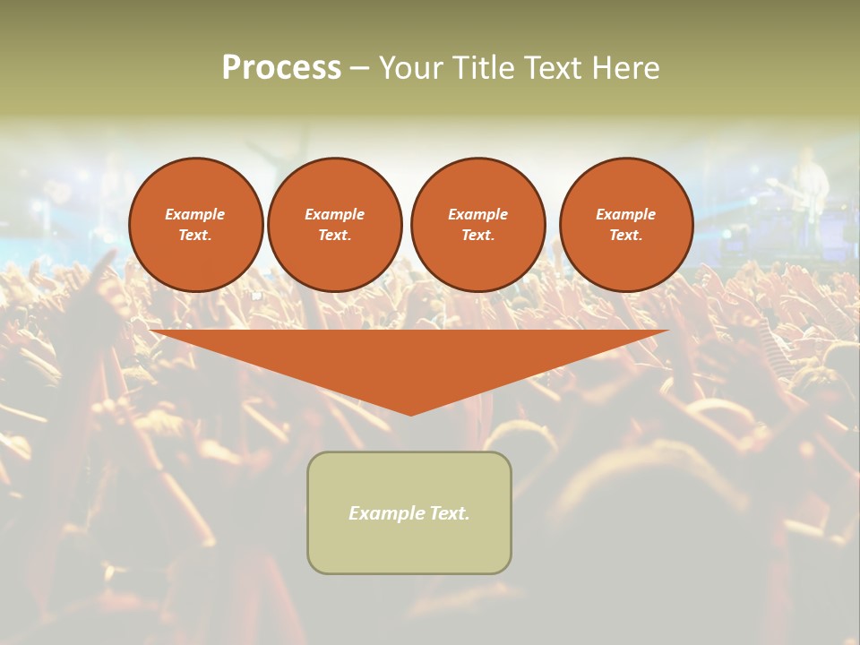 Loud Cheer Background PowerPoint Template