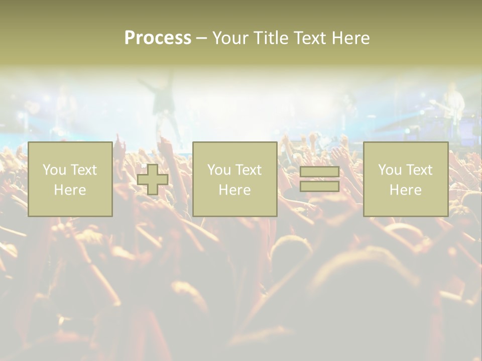 Loud Cheer Background PowerPoint Template