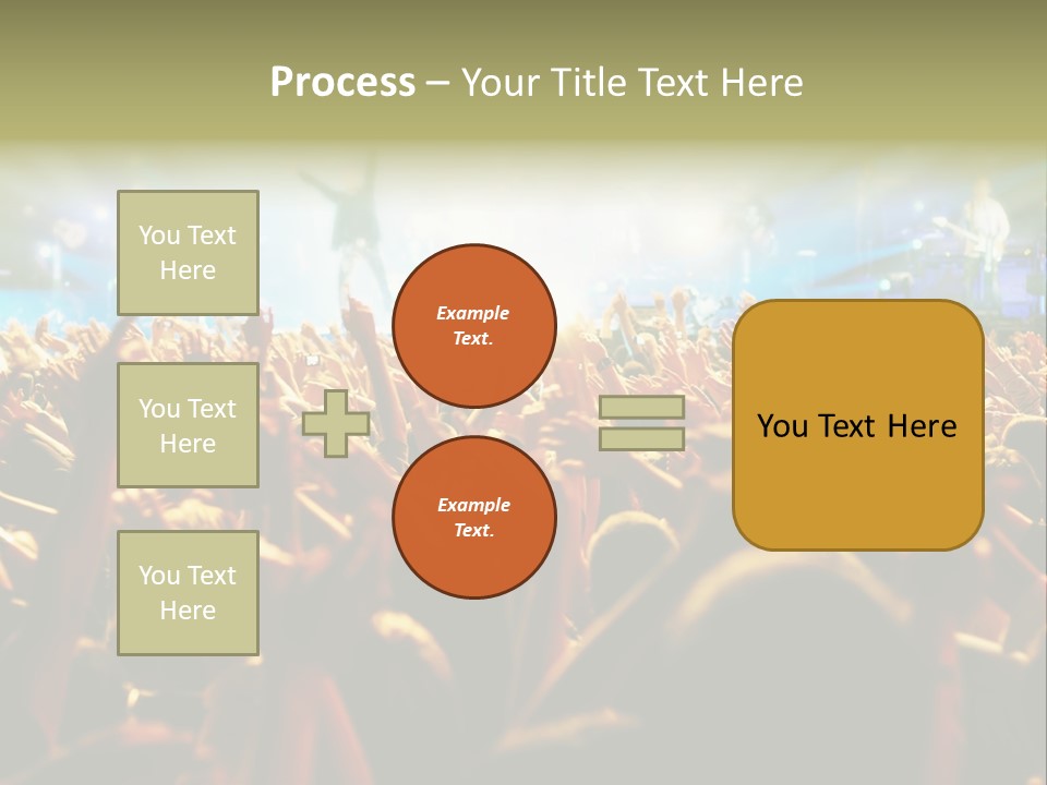 Loud Cheer Background PowerPoint Template