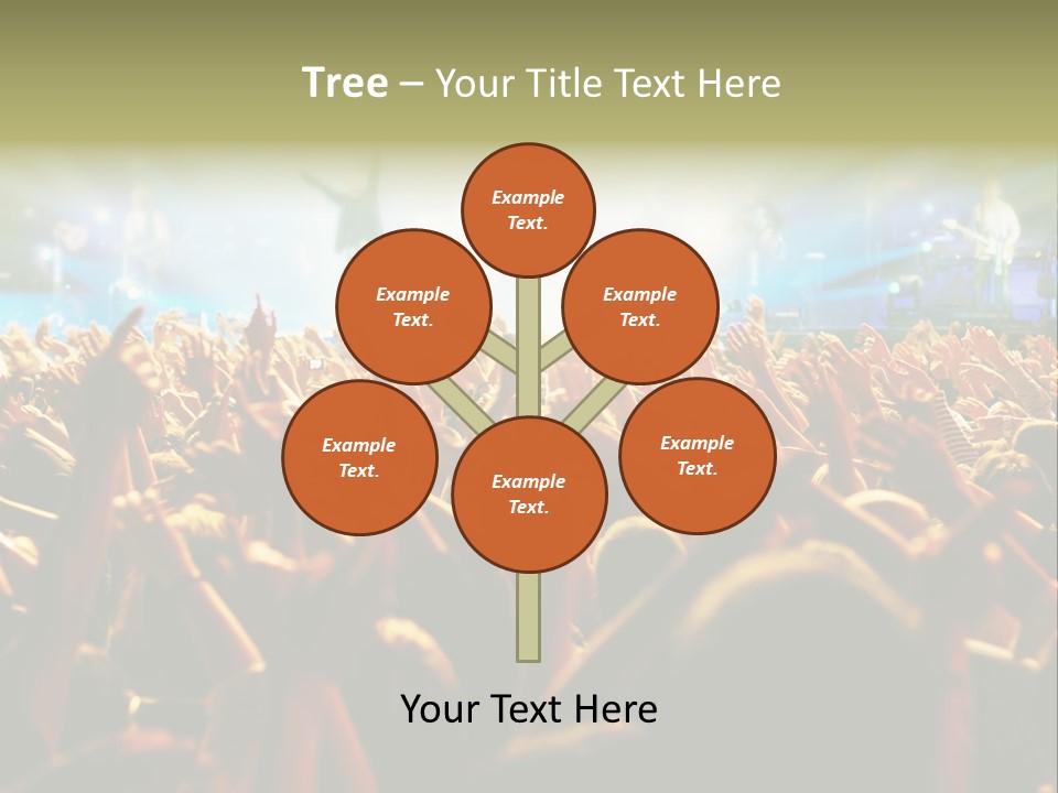 Loud Cheer Background PowerPoint Template