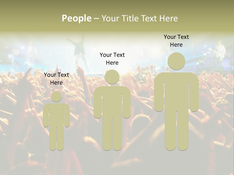 Loud Cheer Background PowerPoint Template