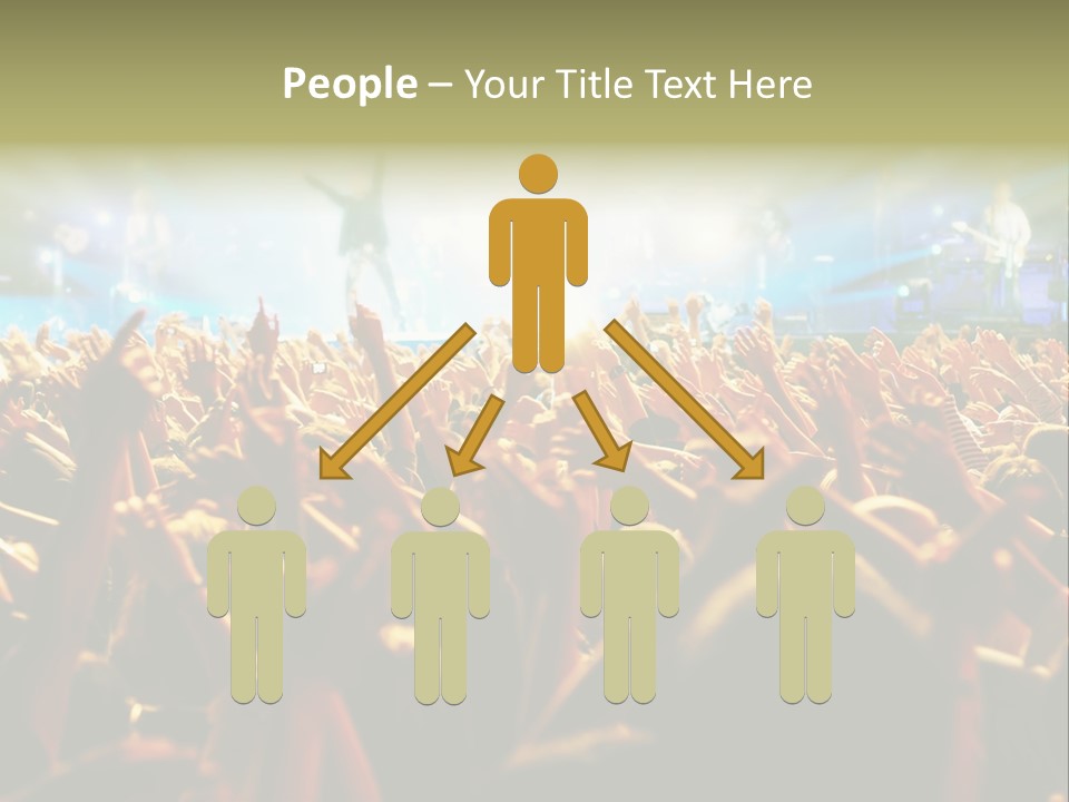 Loud Cheer Background PowerPoint Template