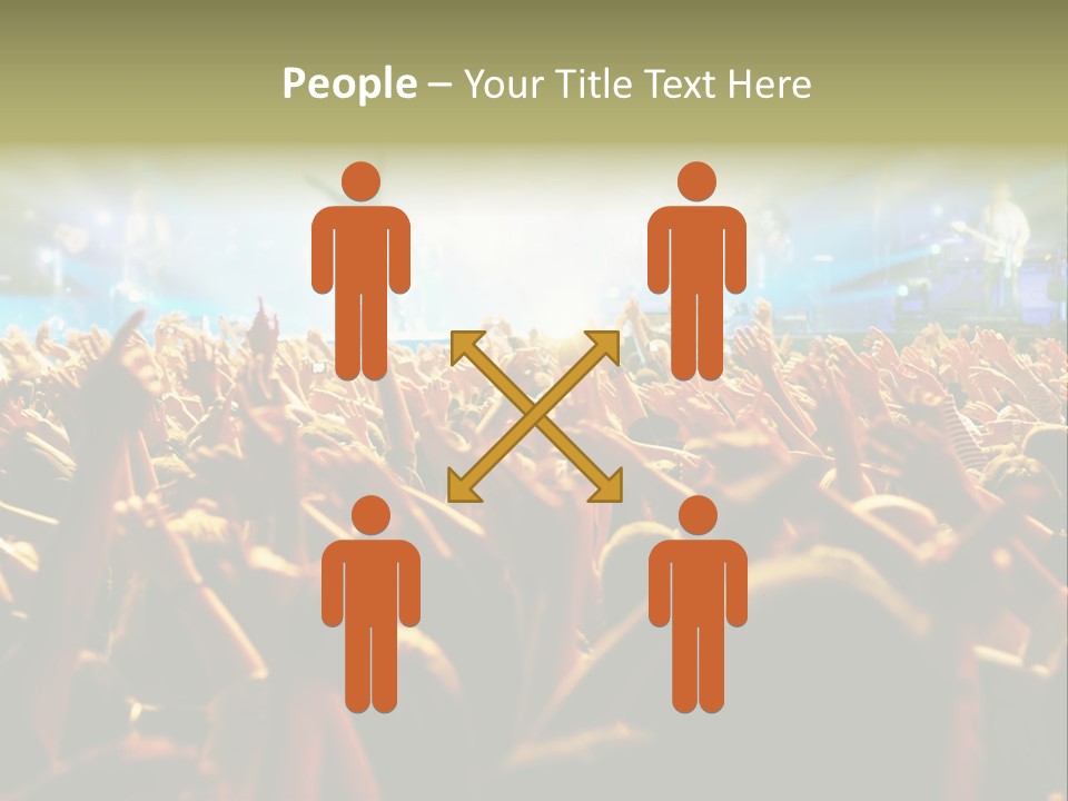 Loud Cheer Background PowerPoint Template