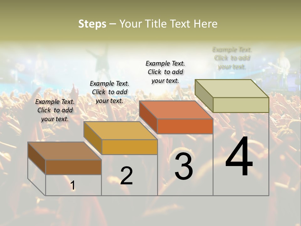 Loud Cheer Background PowerPoint Template