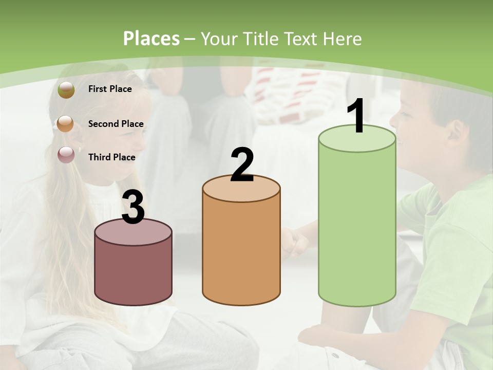 Family Caucasian  PowerPoint Template