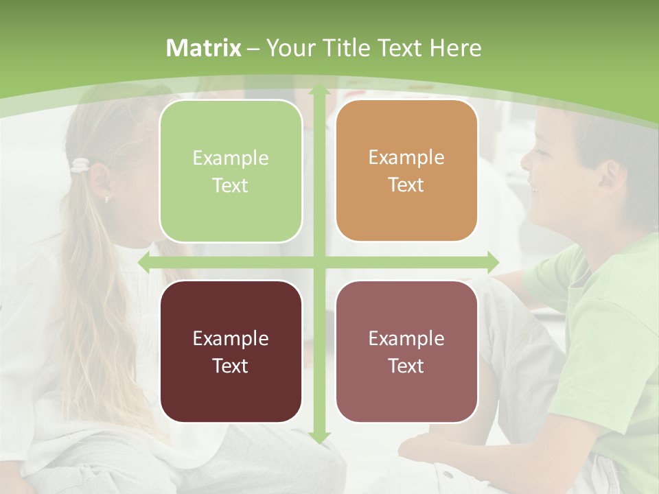 Family Caucasian  PowerPoint Template