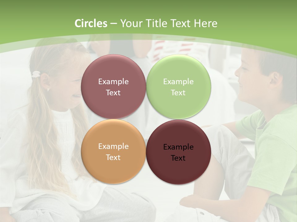 Family Caucasian  PowerPoint Template