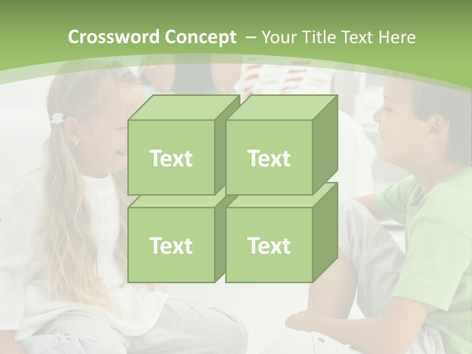 Family Caucasian  PowerPoint Template