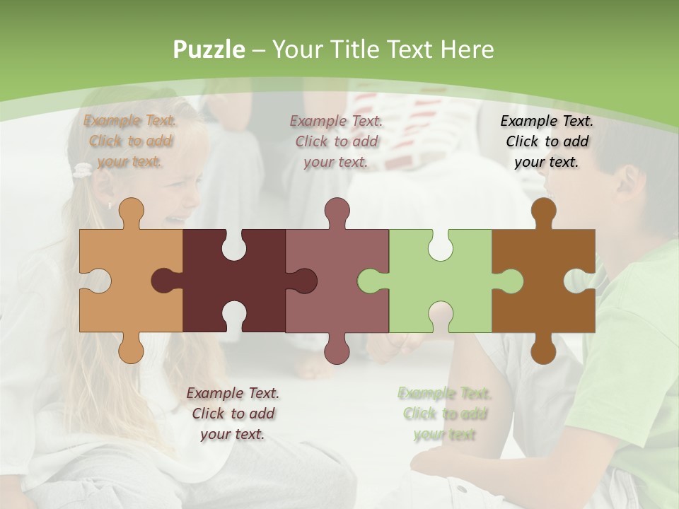 Family Caucasian  PowerPoint Template