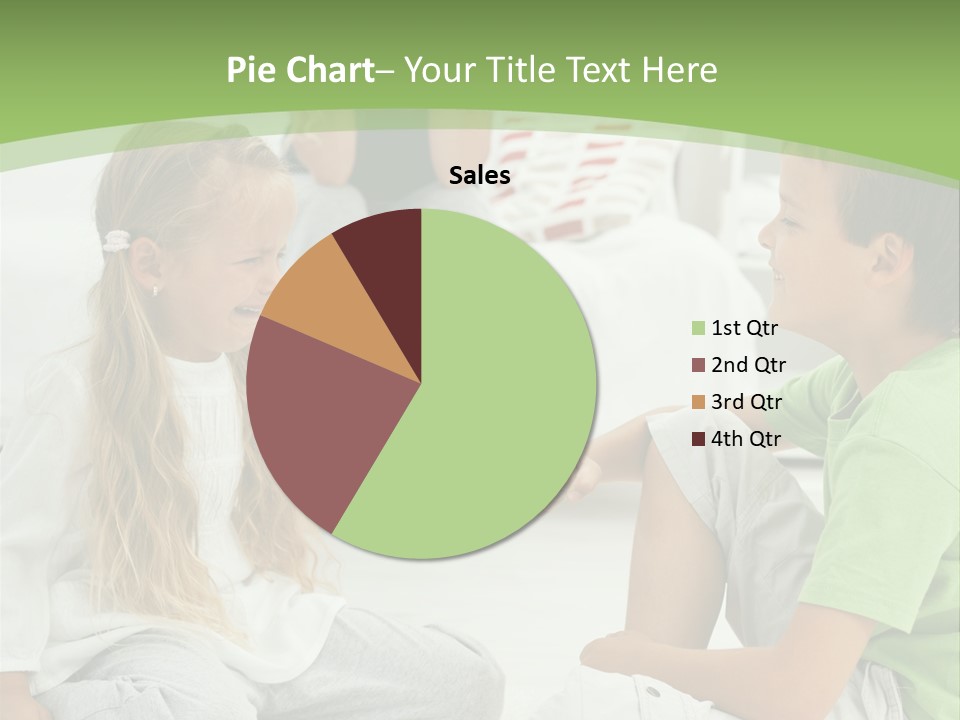 Family Caucasian  PowerPoint Template