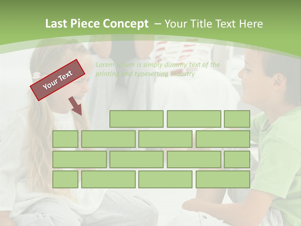 Family Caucasian  PowerPoint Template