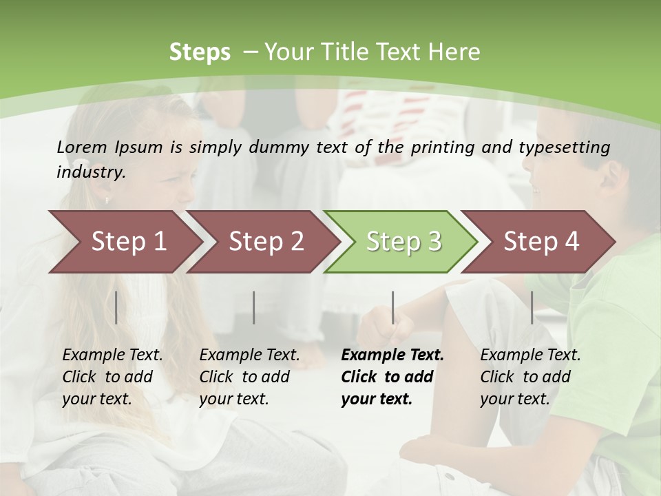 Family Caucasian  PowerPoint Template