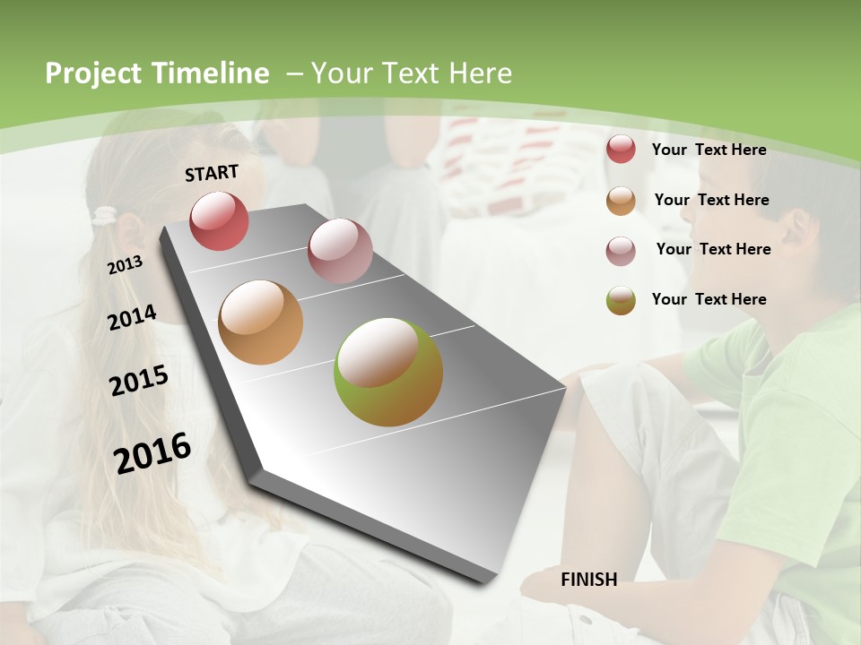 Family Caucasian  PowerPoint Template