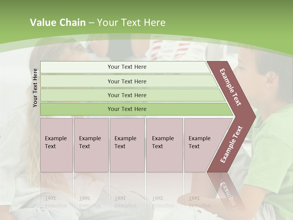 Family Caucasian  PowerPoint Template