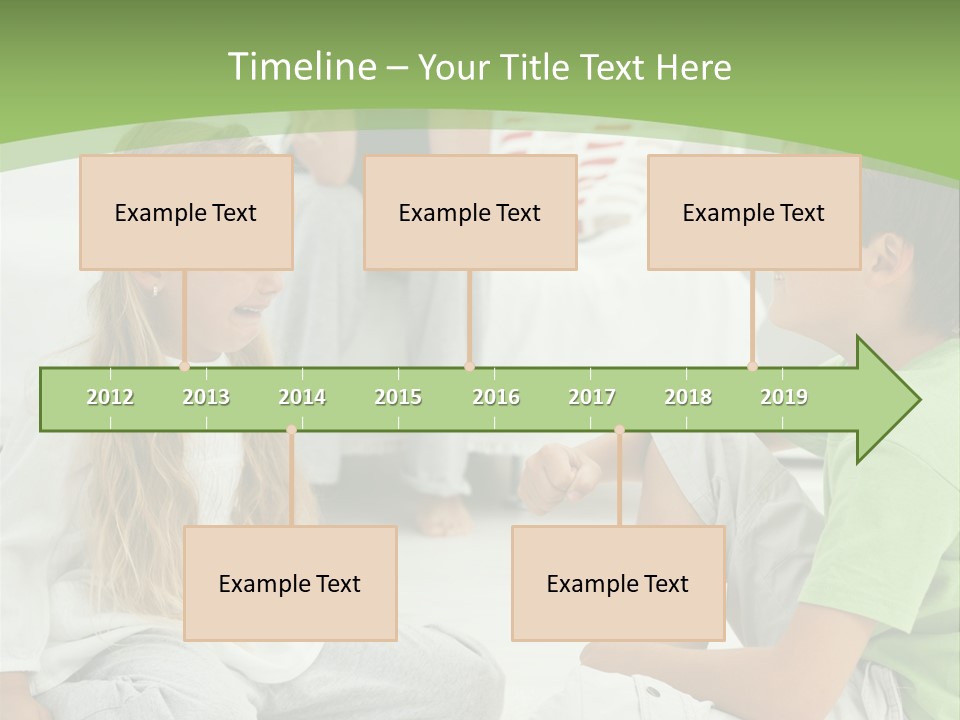 Family Caucasian  PowerPoint Template