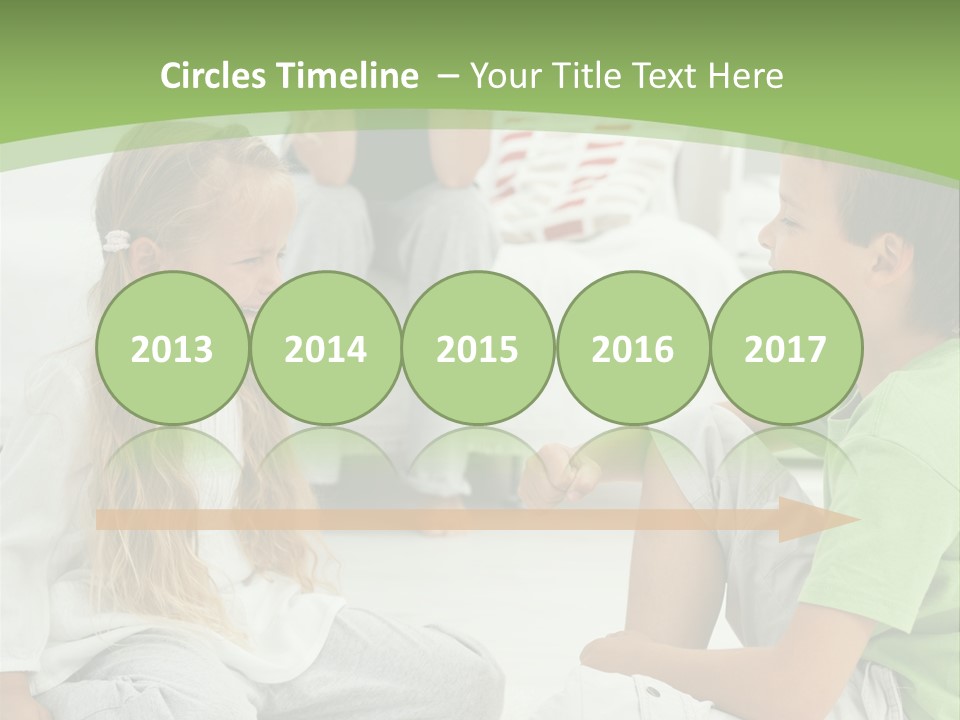 Family Caucasian  PowerPoint Template