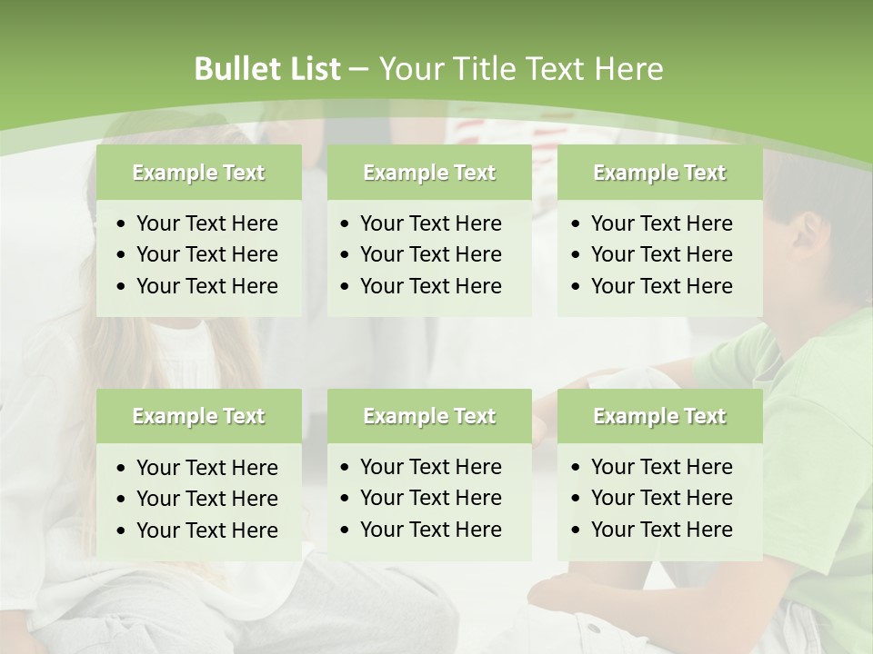 Family Caucasian  PowerPoint Template