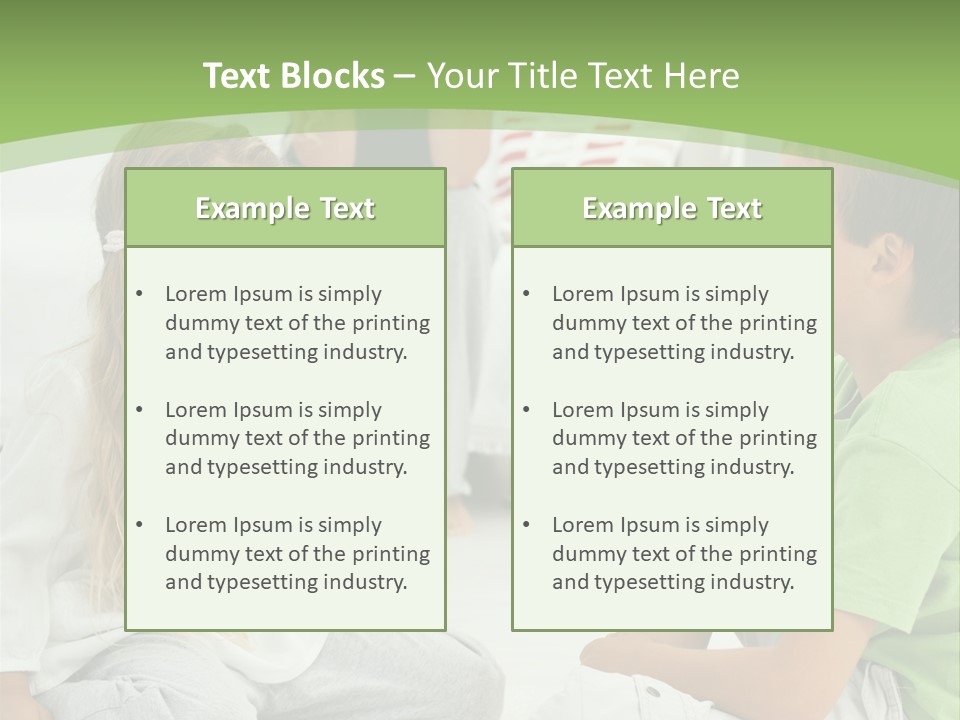 Family Caucasian  PowerPoint Template