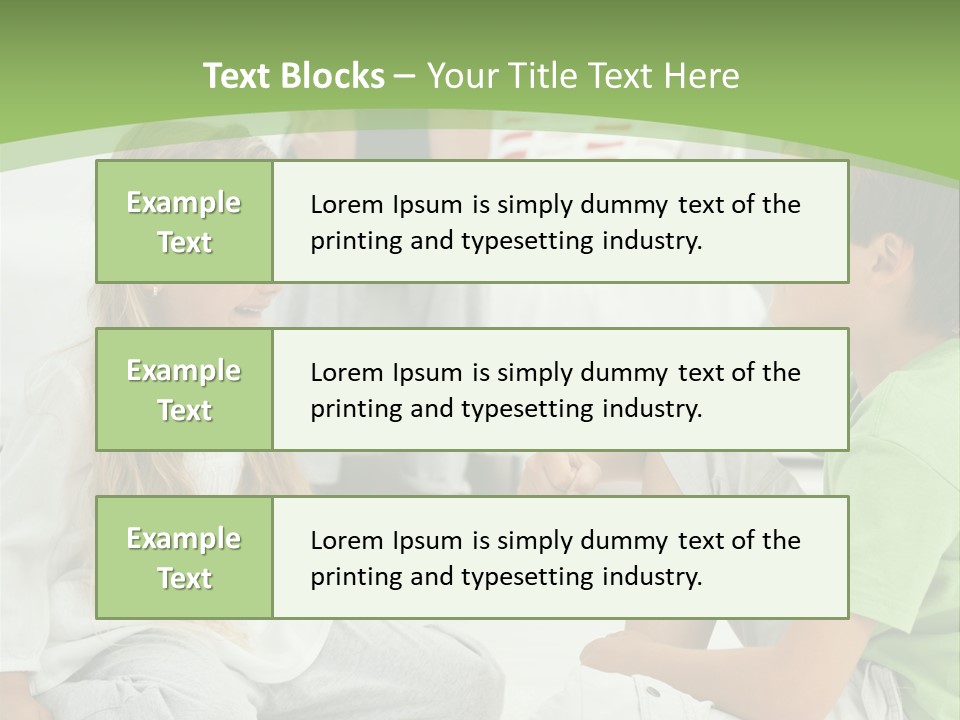 Family Caucasian  PowerPoint Template