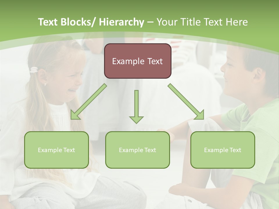 Family Caucasian  PowerPoint Template