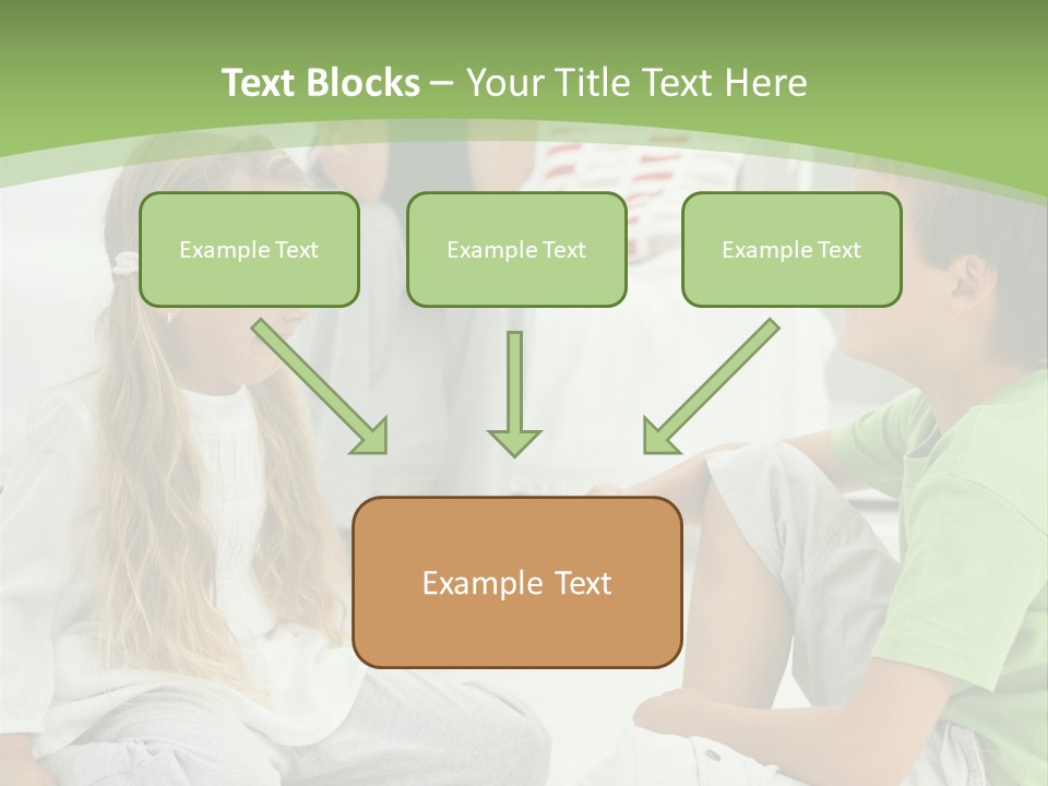 Family Caucasian  PowerPoint Template