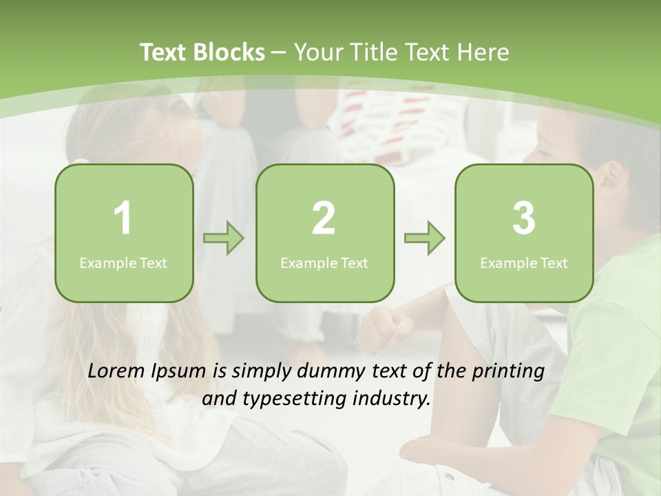 Family Caucasian  PowerPoint Template