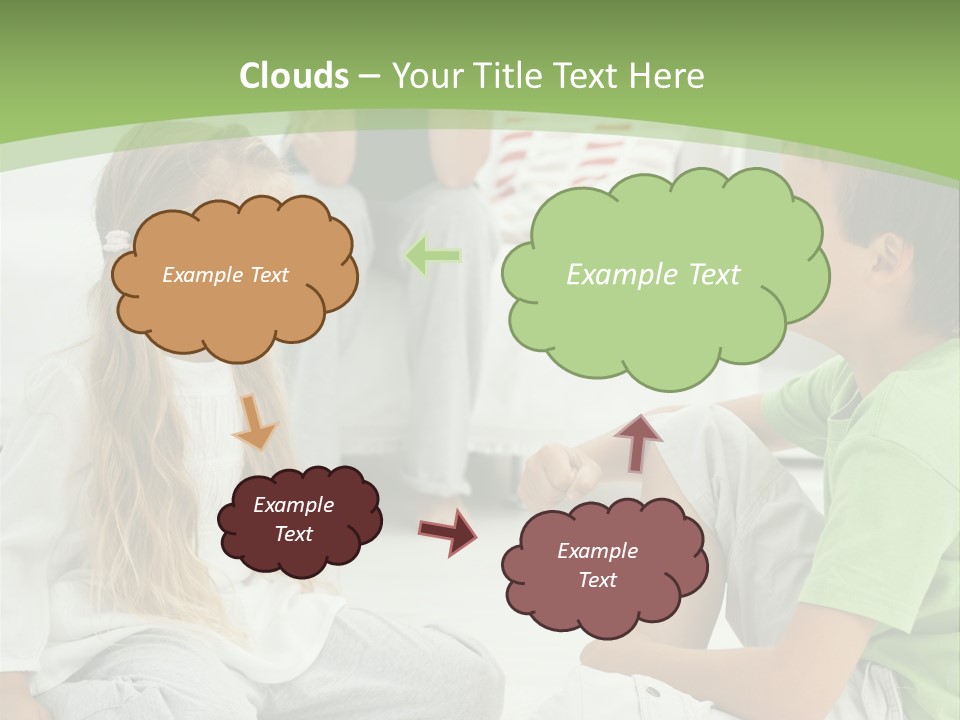 Family Caucasian  PowerPoint Template