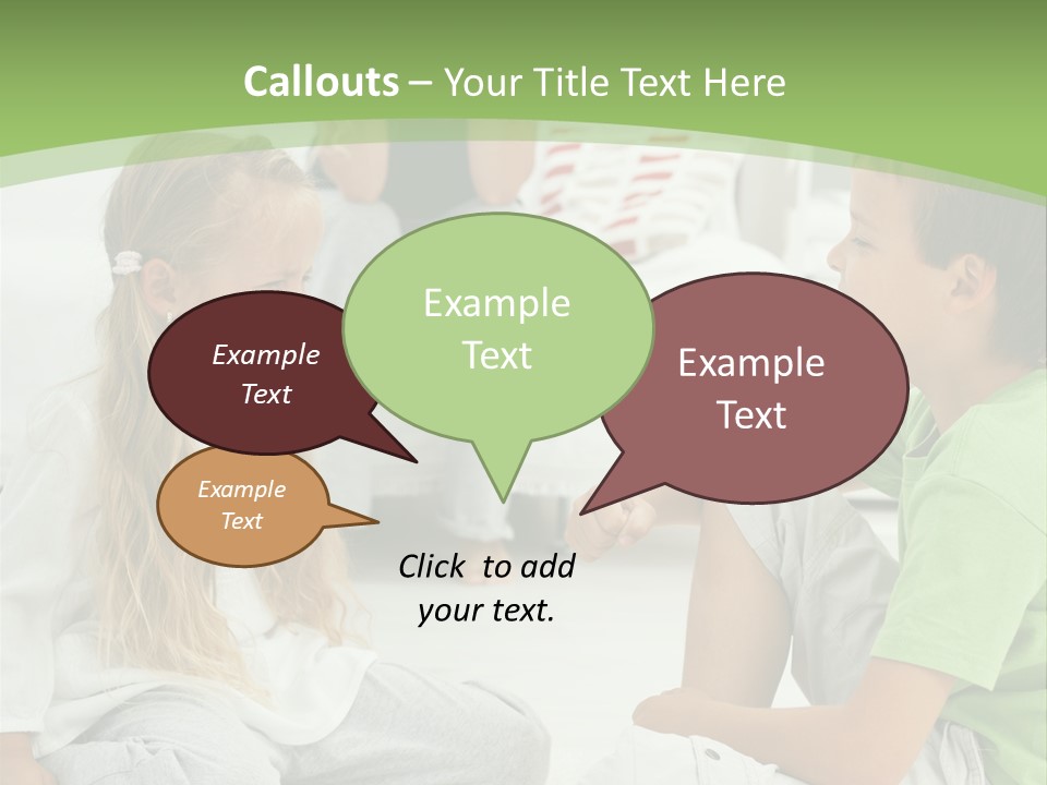 Family Caucasian  PowerPoint Template