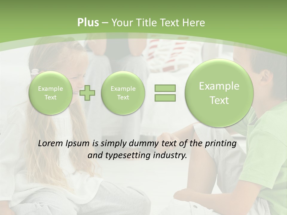 Family Caucasian  PowerPoint Template
