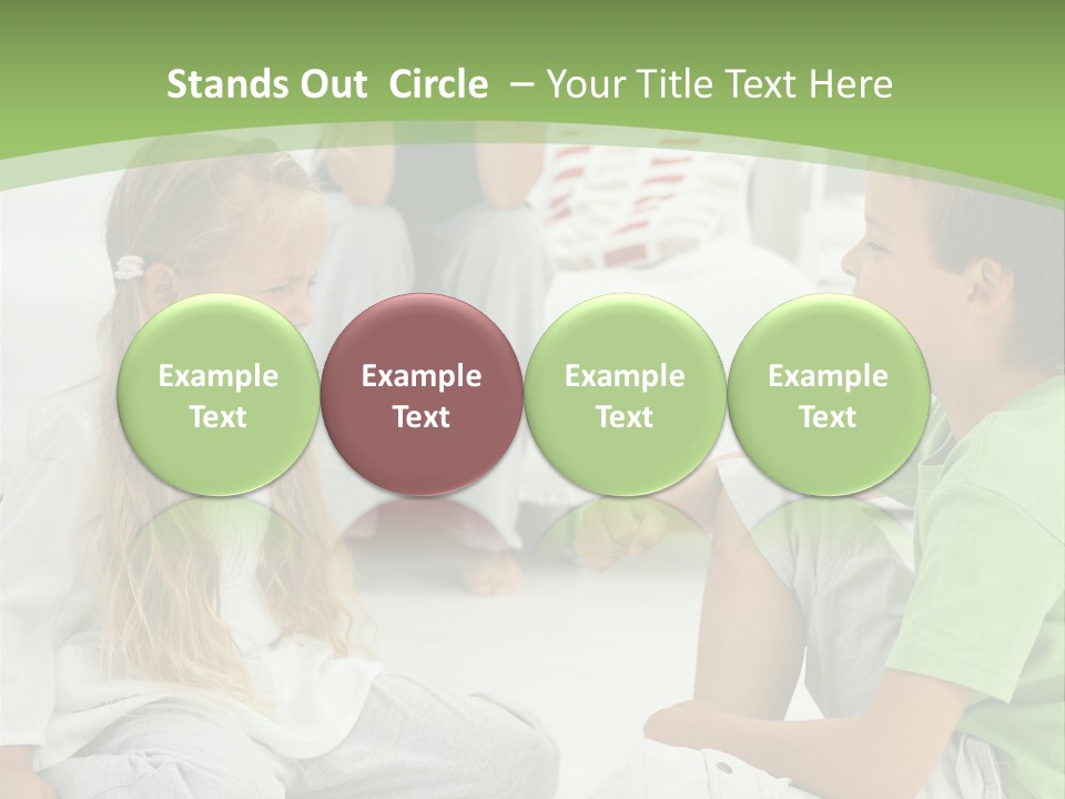 Family Caucasian  PowerPoint Template