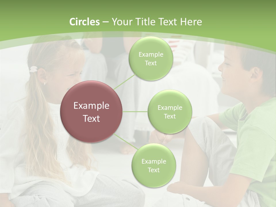 Family Caucasian  PowerPoint Template