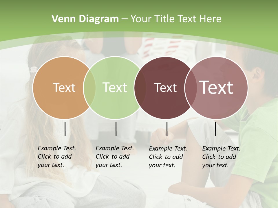 Family Caucasian  PowerPoint Template