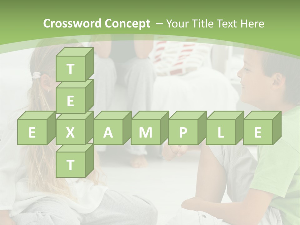 Family Caucasian  PowerPoint Template