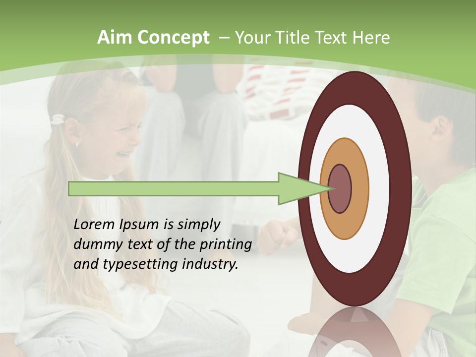 Family Caucasian  PowerPoint Template