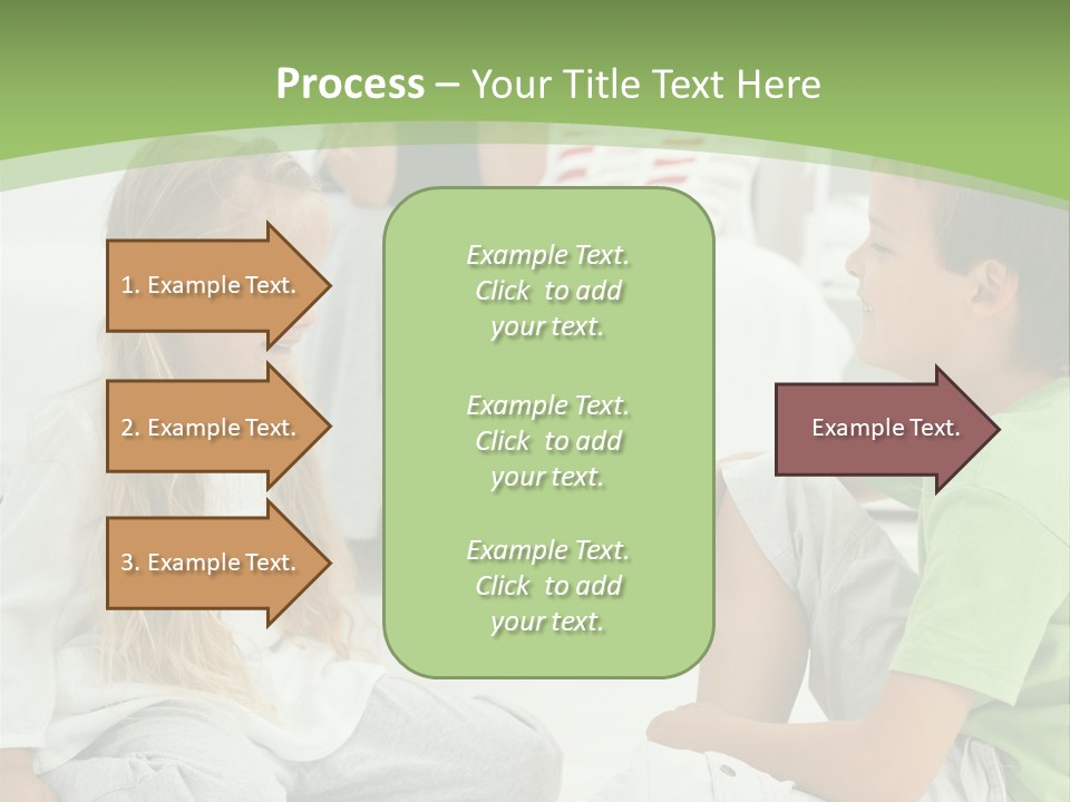 Family Caucasian  PowerPoint Template