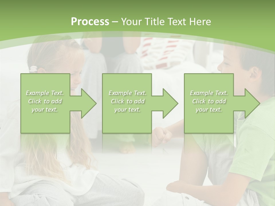 Family Caucasian  PowerPoint Template