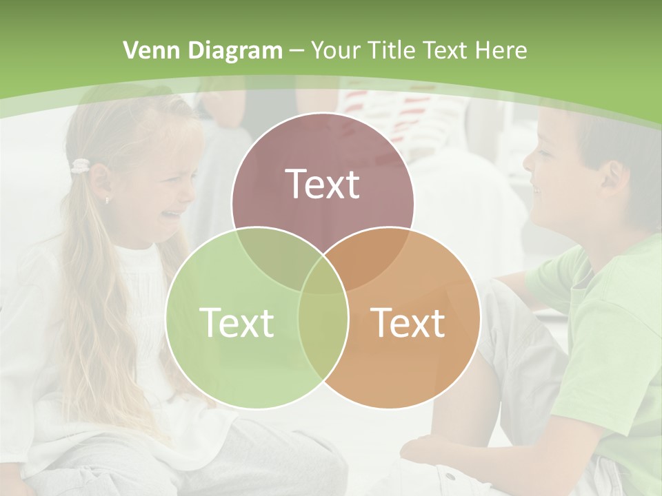 Family Caucasian  PowerPoint Template