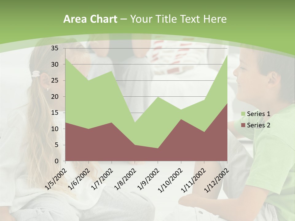 Family Caucasian  PowerPoint Template
