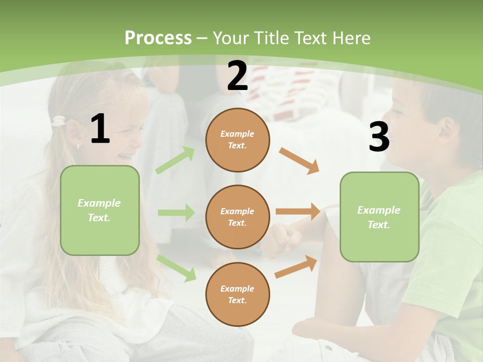 Family Caucasian  PowerPoint Template