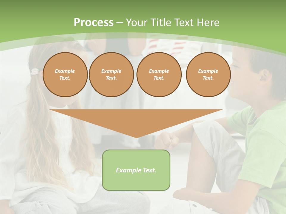 Family Caucasian  PowerPoint Template