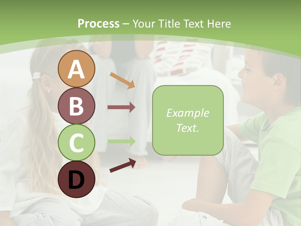 Family Caucasian  PowerPoint Template