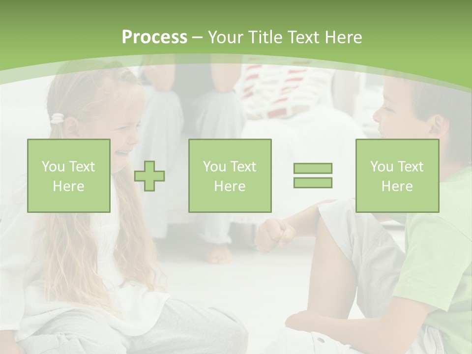 Family Caucasian  PowerPoint Template