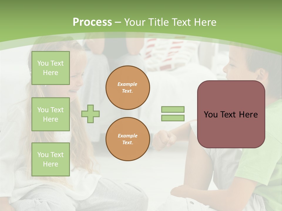 Family Caucasian  PowerPoint Template