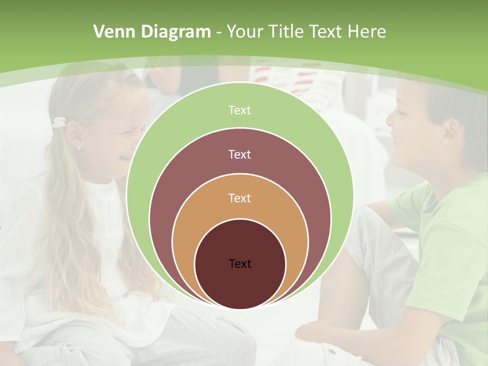 Family Caucasian  PowerPoint Template