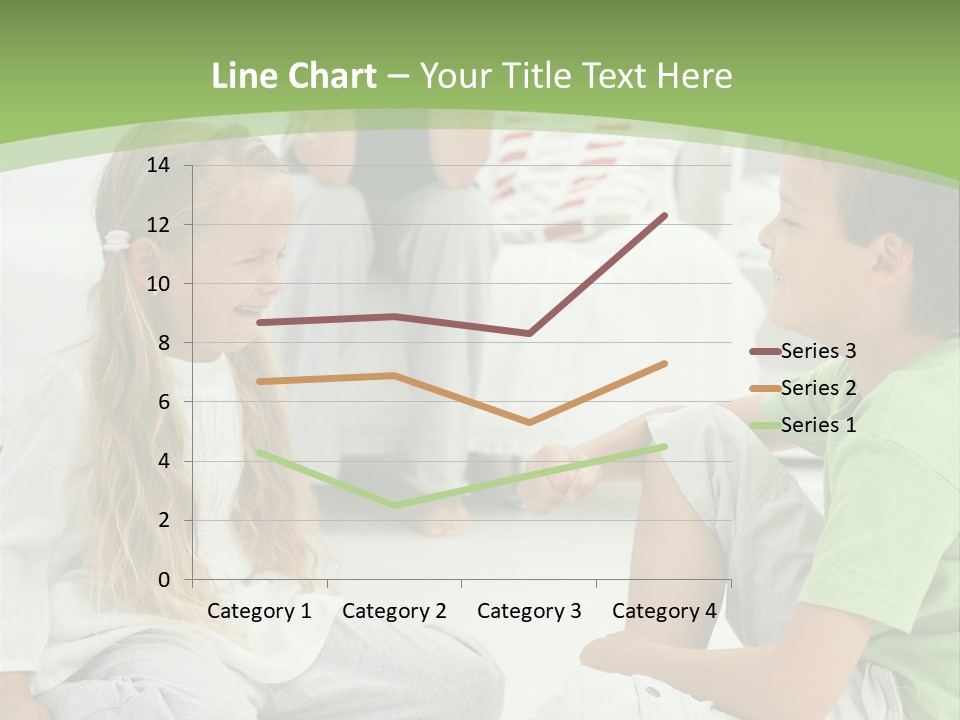 Family Caucasian  PowerPoint Template