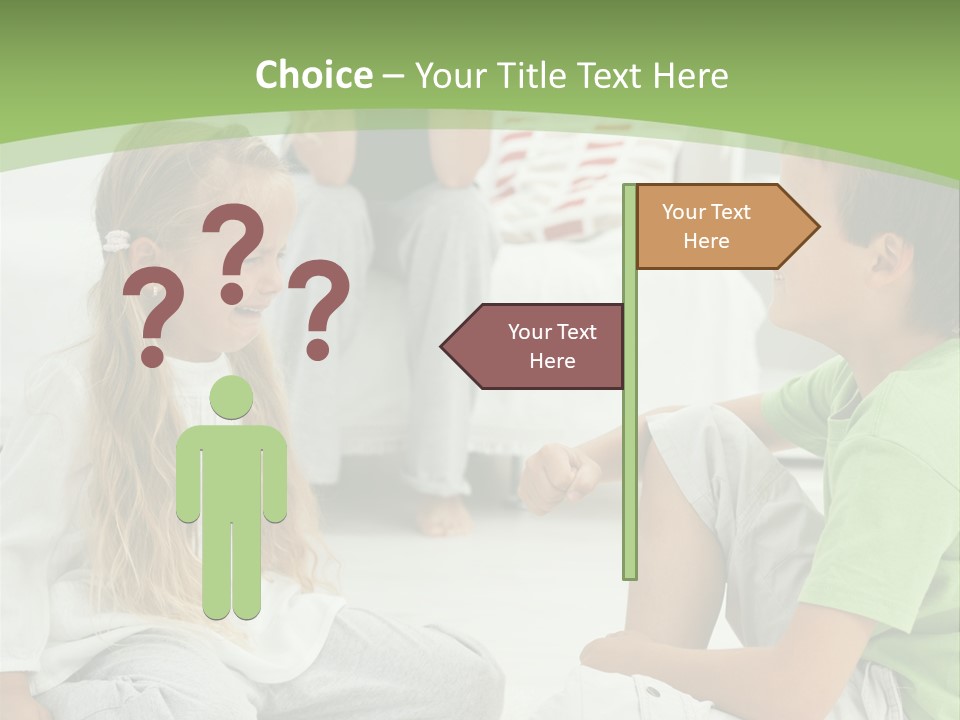 Family Caucasian  PowerPoint Template