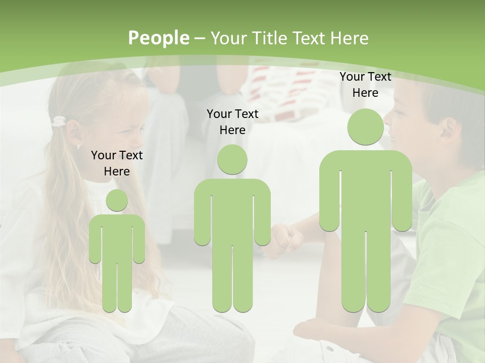 Family Caucasian  PowerPoint Template